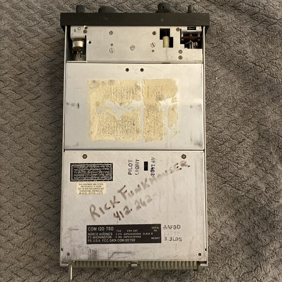 Narco Com 120 TSO VHF Transceiver - Not Tested - Picture 8 of 11